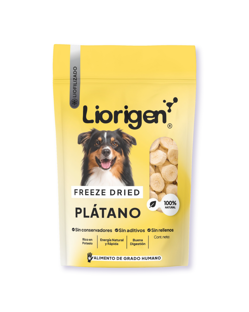 Plátano liofilizado · 80 g