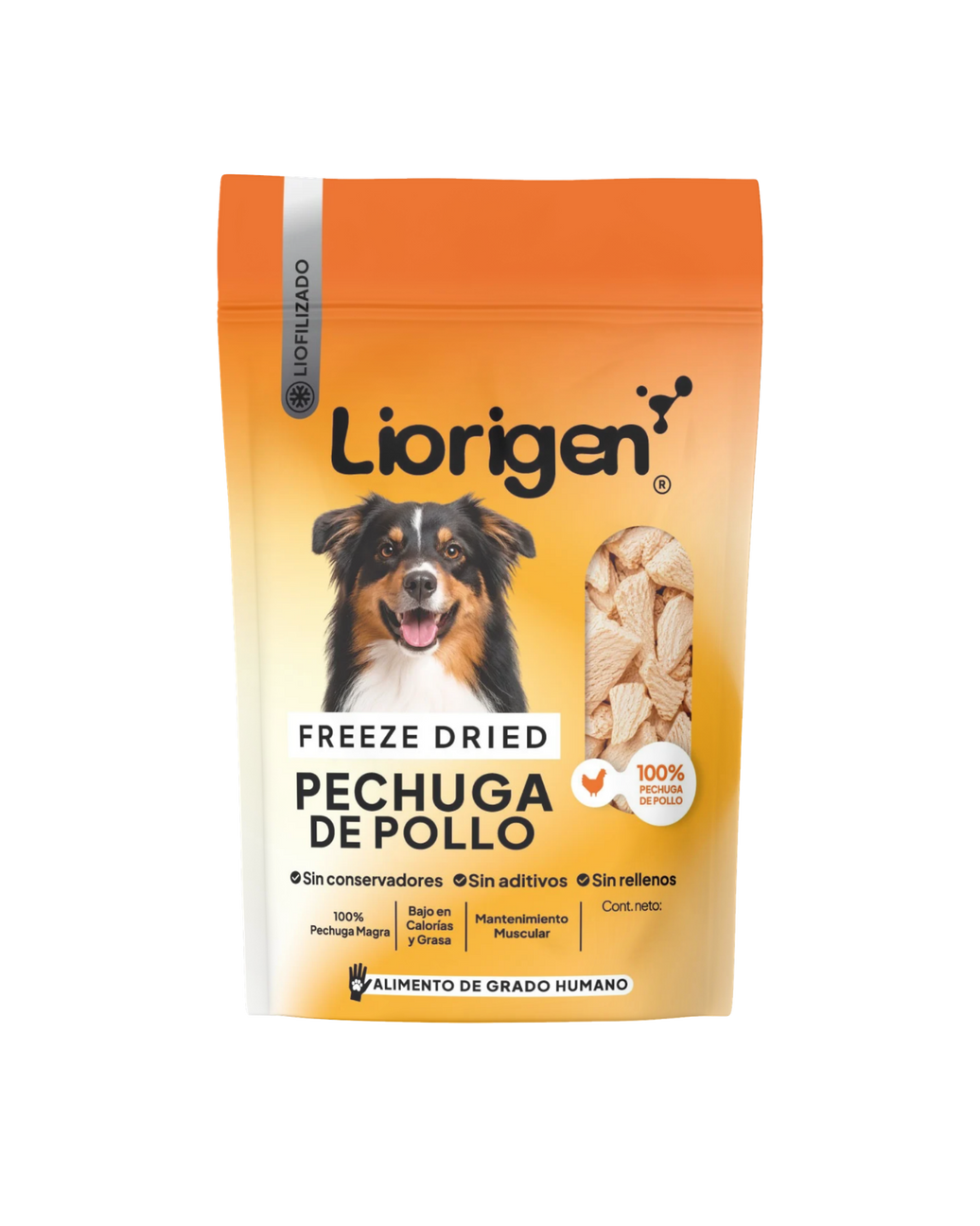 Pechuga de pollo liofilizada · 80 g